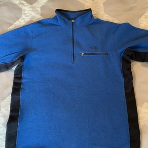 Blue North Face Quarter Zip